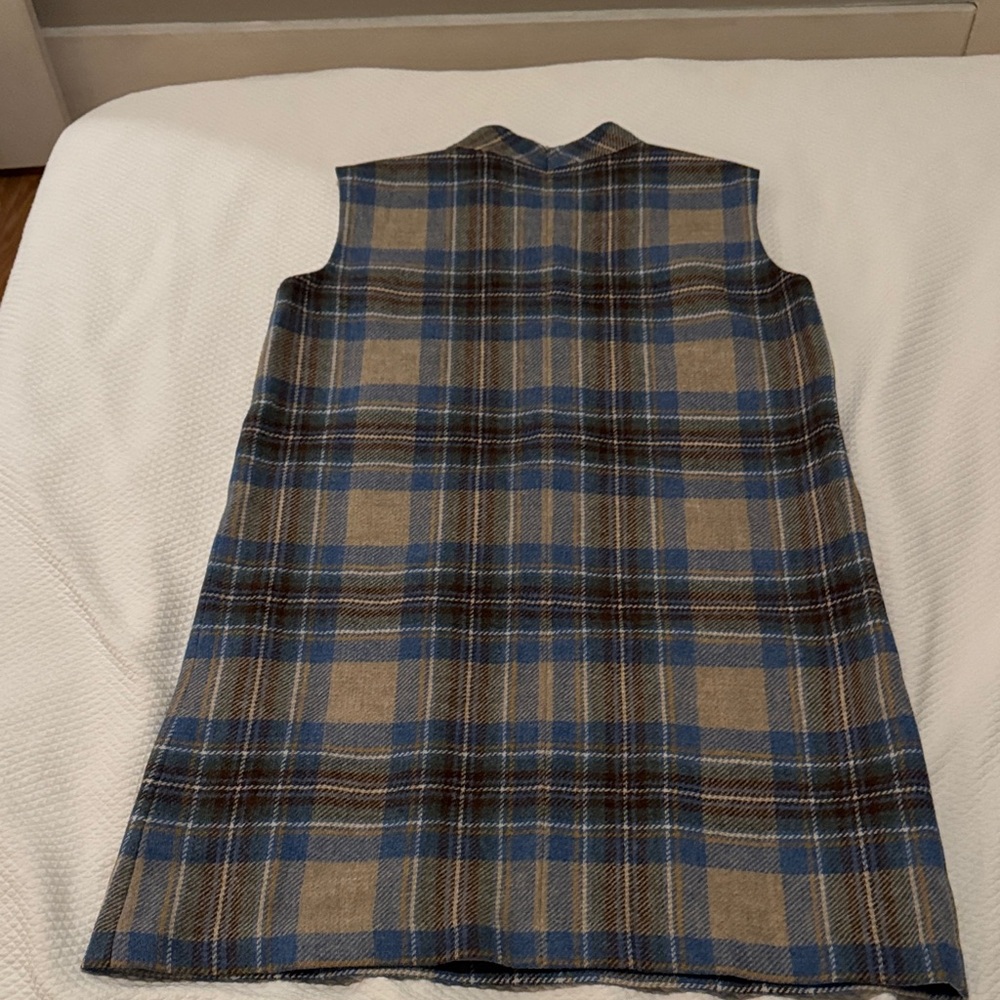 France’s Valentine Plaid Sleeveless Dress - Picture 5 of 5